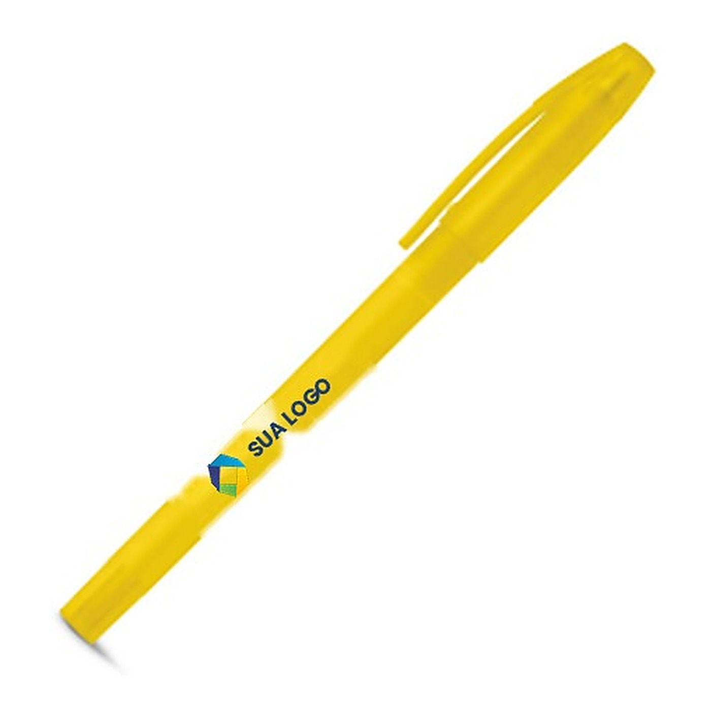 Caneta Milu Frost personalizado com a marca do cliente